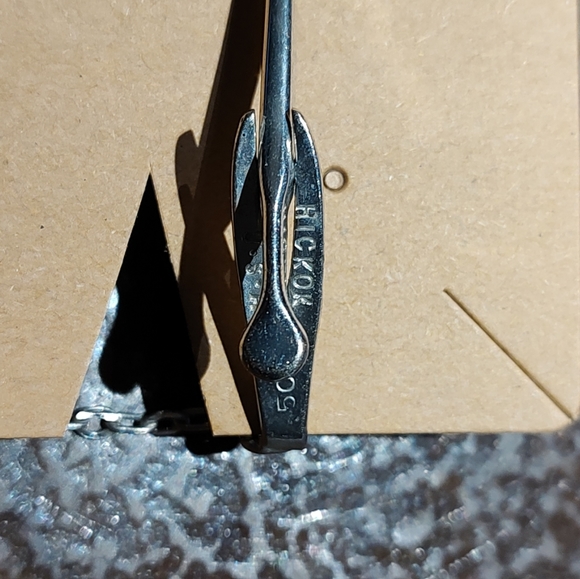 Vintage Hickok Equestrian Horse Tie Clip Silver Tone - Picture 2 of 3